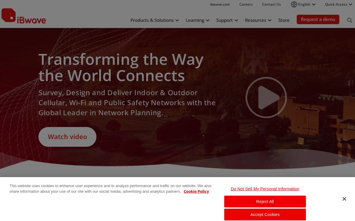 iBwave website preview