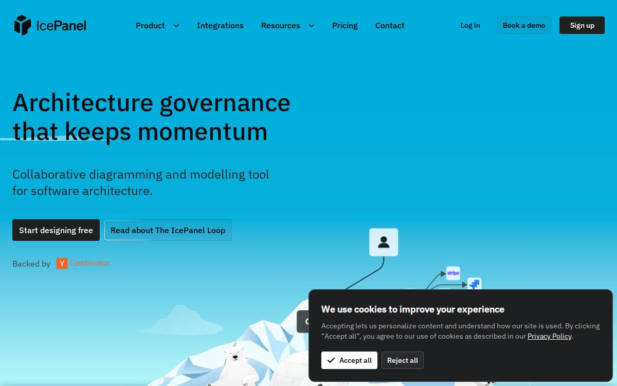 IcePanel website preview