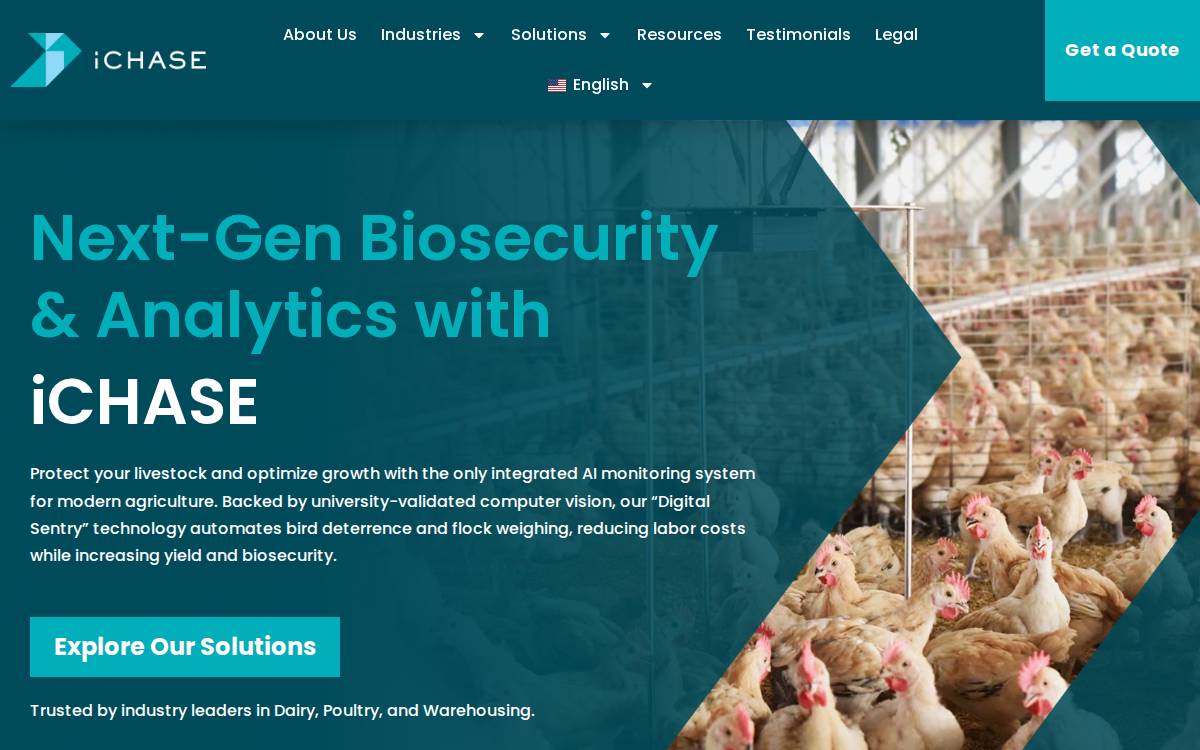 iChase website preview