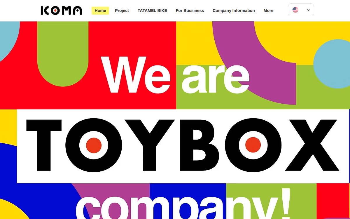 ICOMA website preview