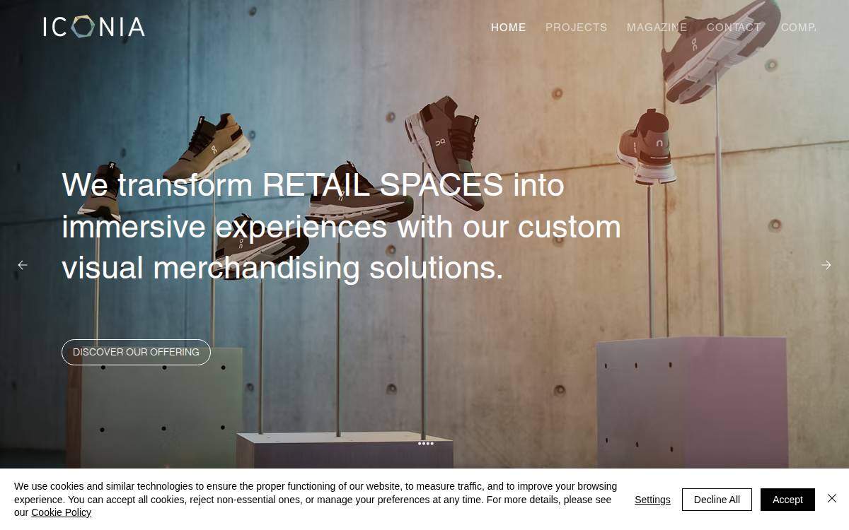 Iconia Group website preview