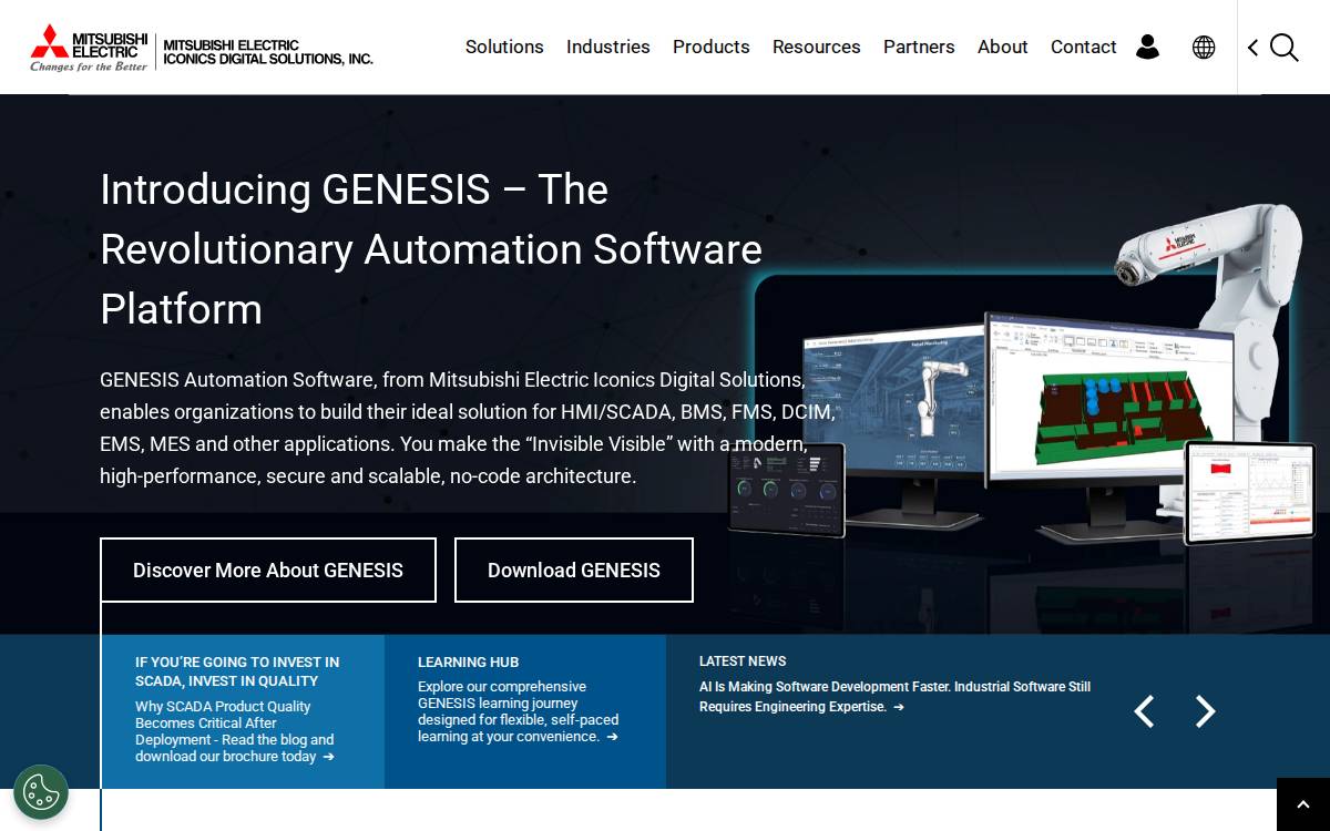 Iconics website preview
