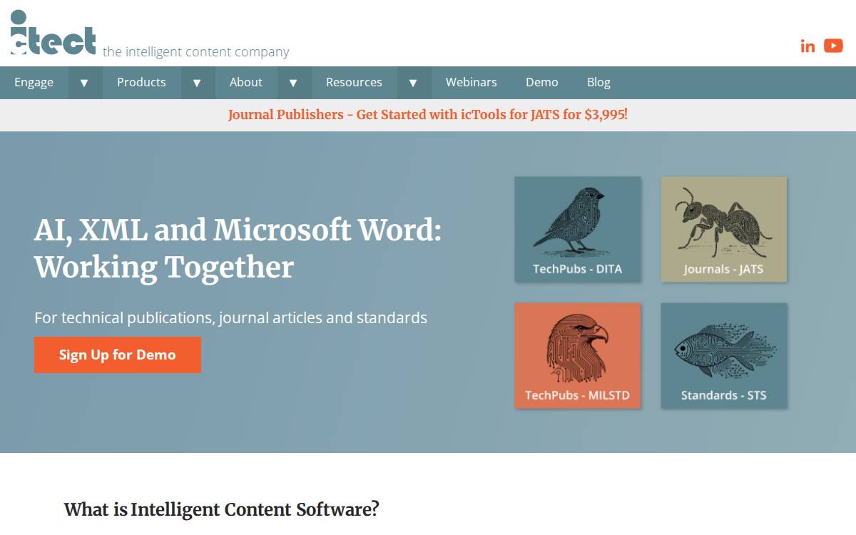 Ictect website preview