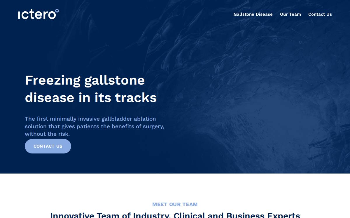 Ictero Medical website preview