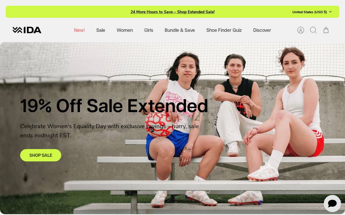 Idasports website preview