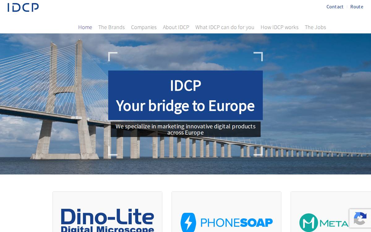Idcp website preview