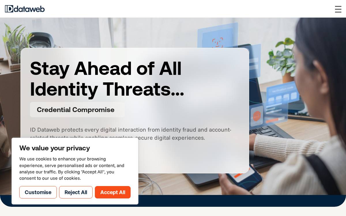 IDdata website preview