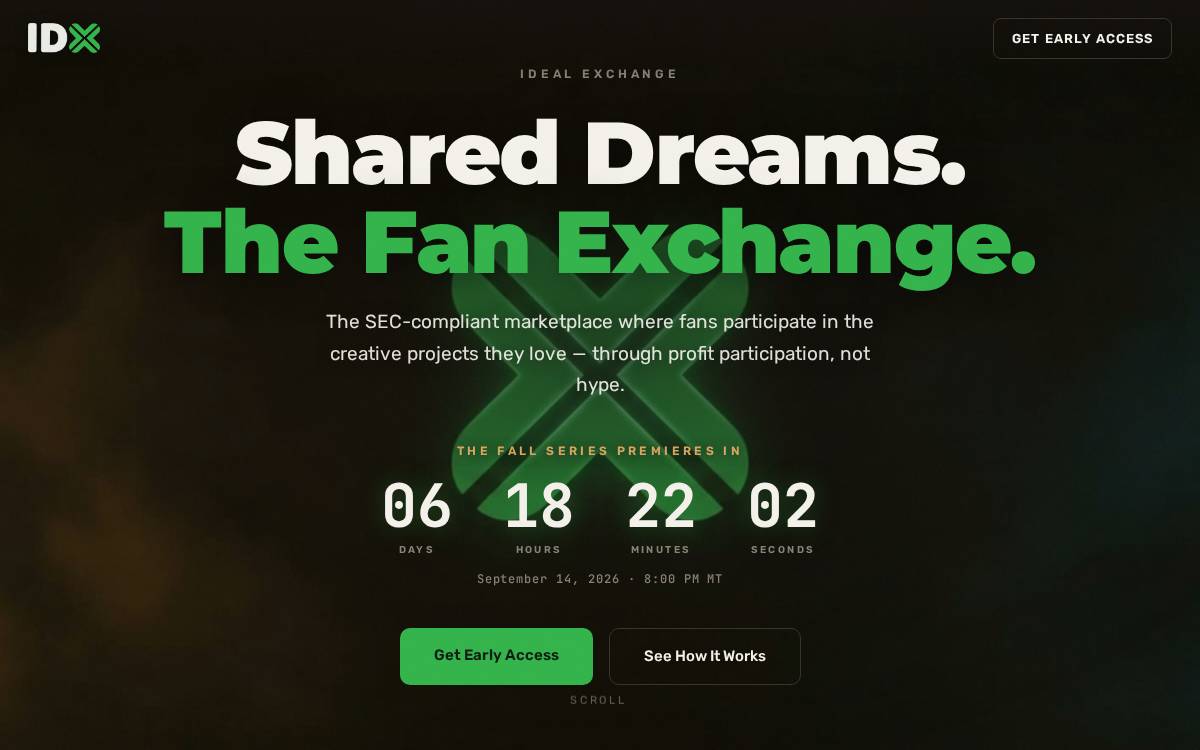 Ideal IDX website preview