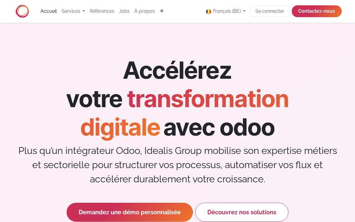 IDEALIS CONSULTING website preview