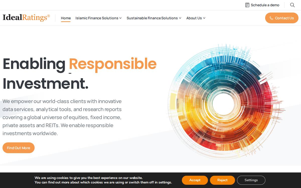 IdealRatings website preview