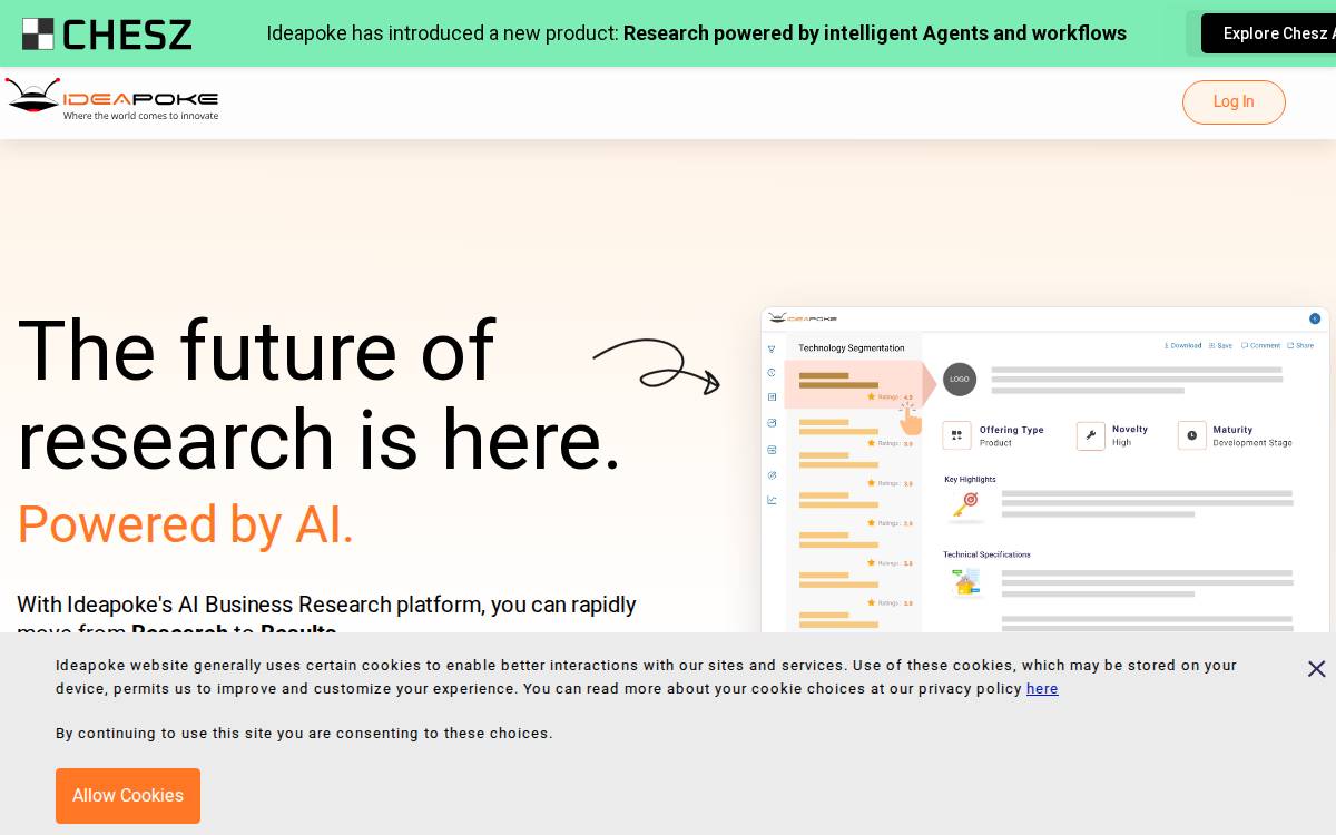 Ideapoke website preview