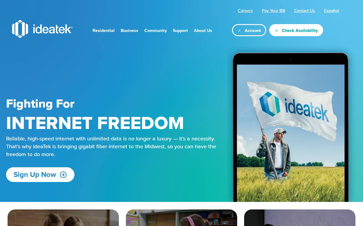 IdeaTek website preview