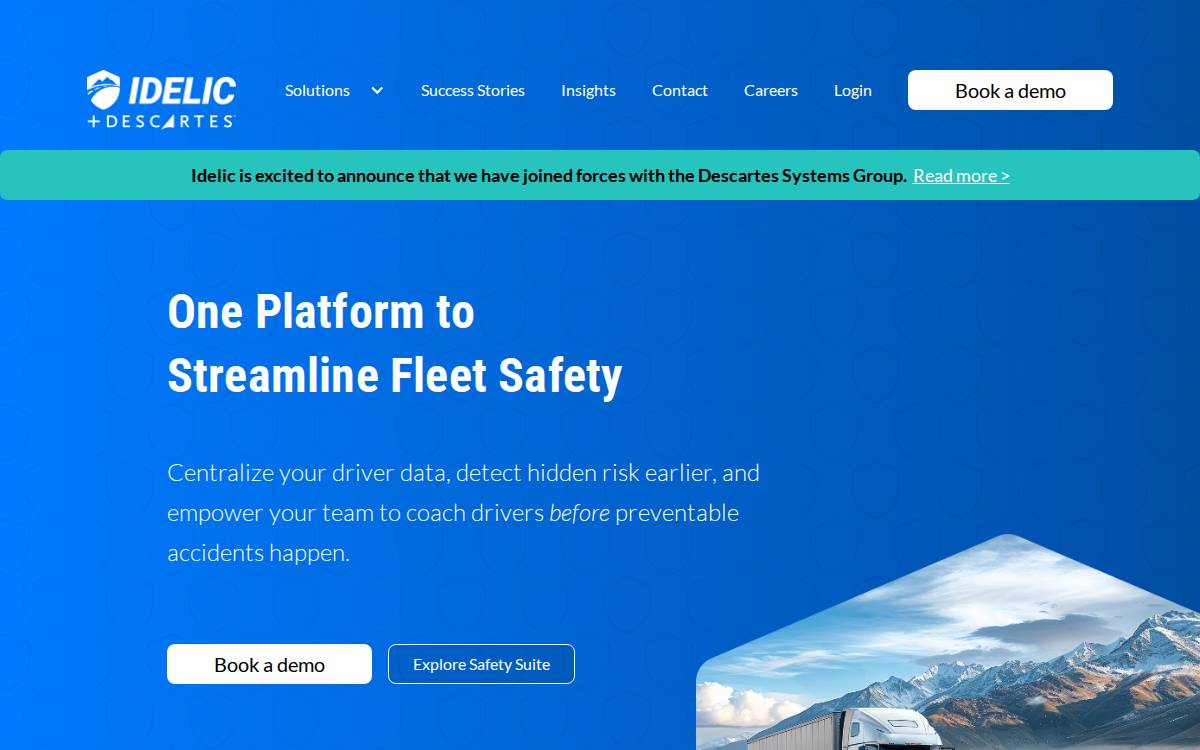 Idelic website preview
