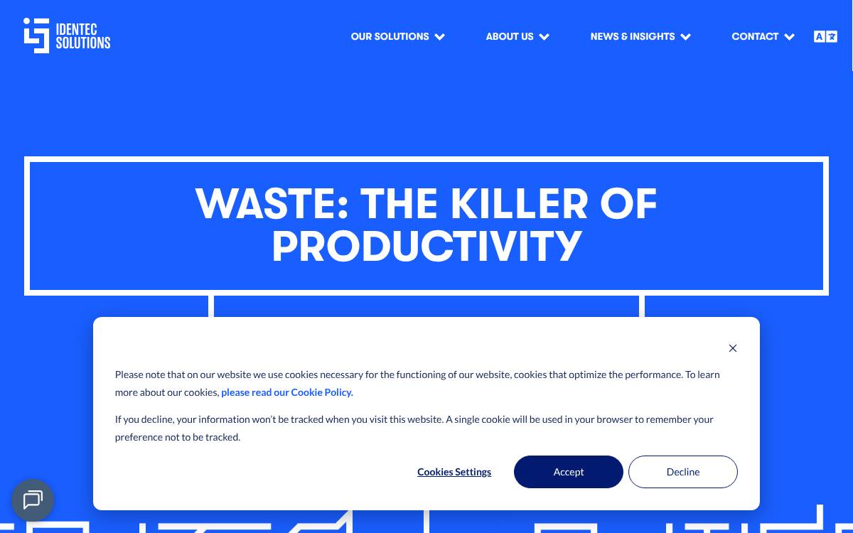 Identecsolutions website preview