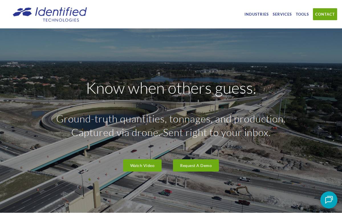 Identified Technologies website preview