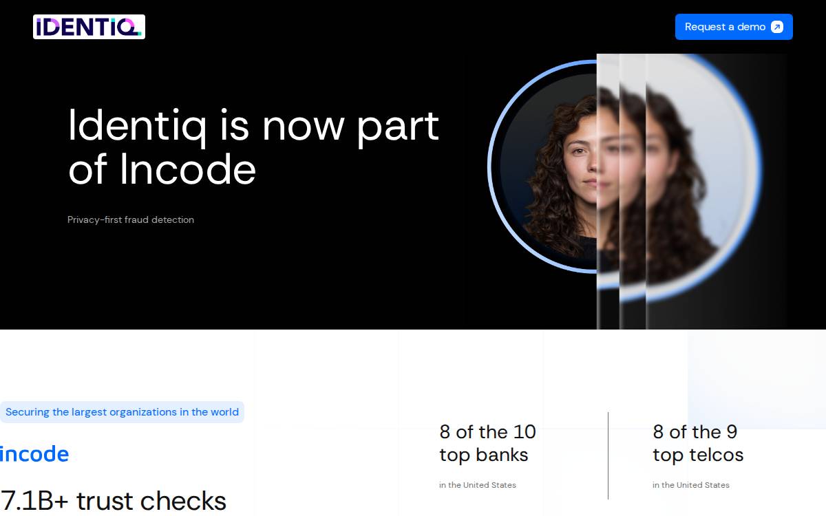 Identiq Protocol website preview