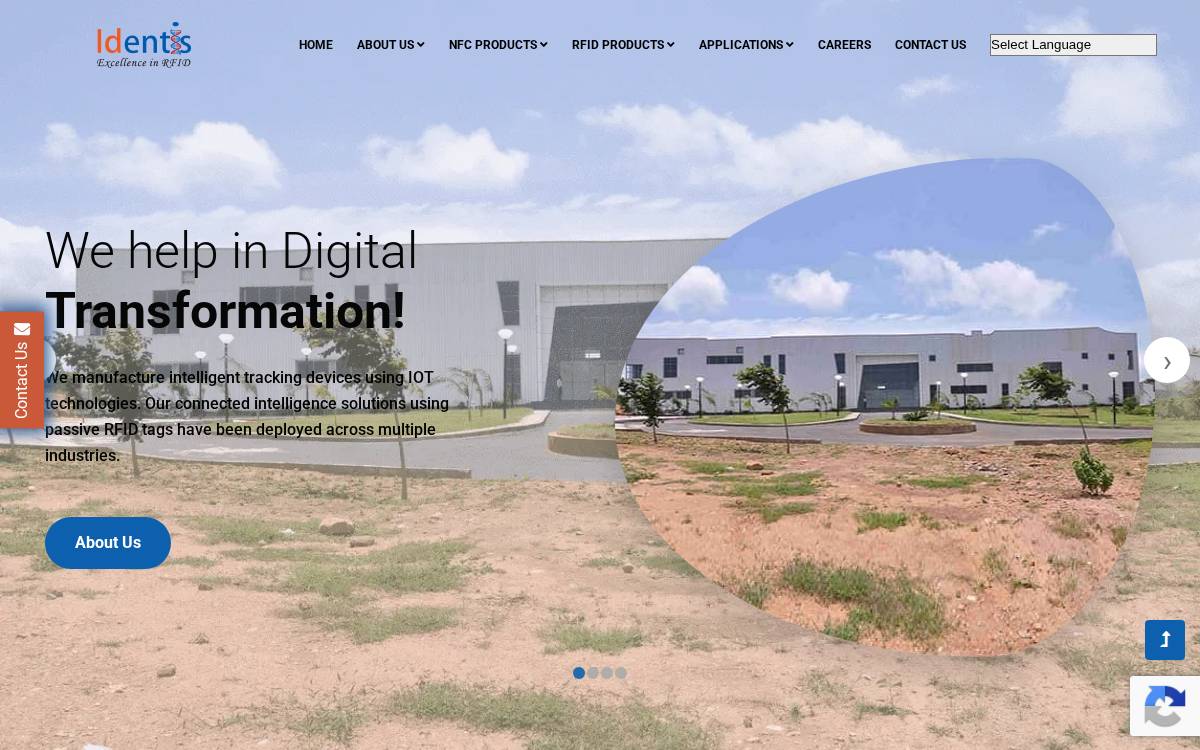 Identis website preview