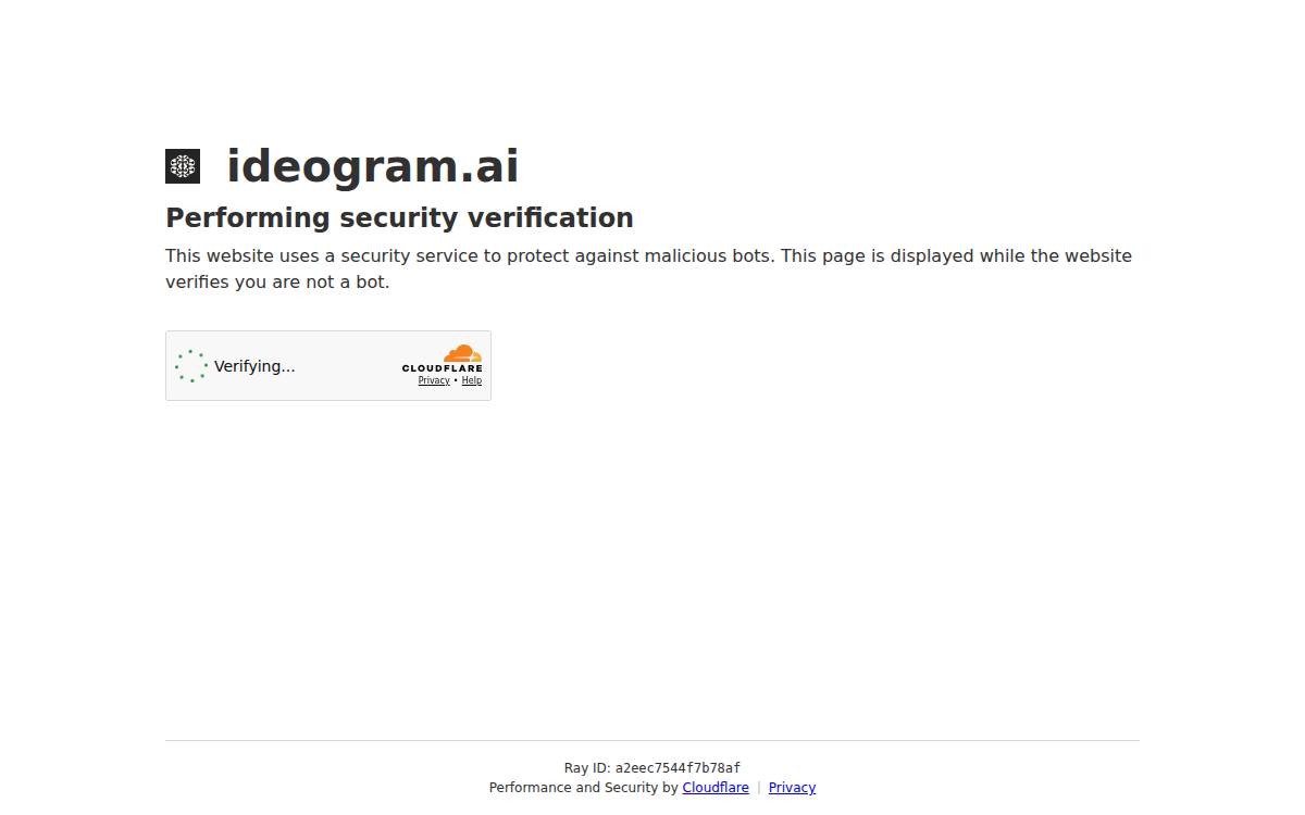 Ideogram website preview