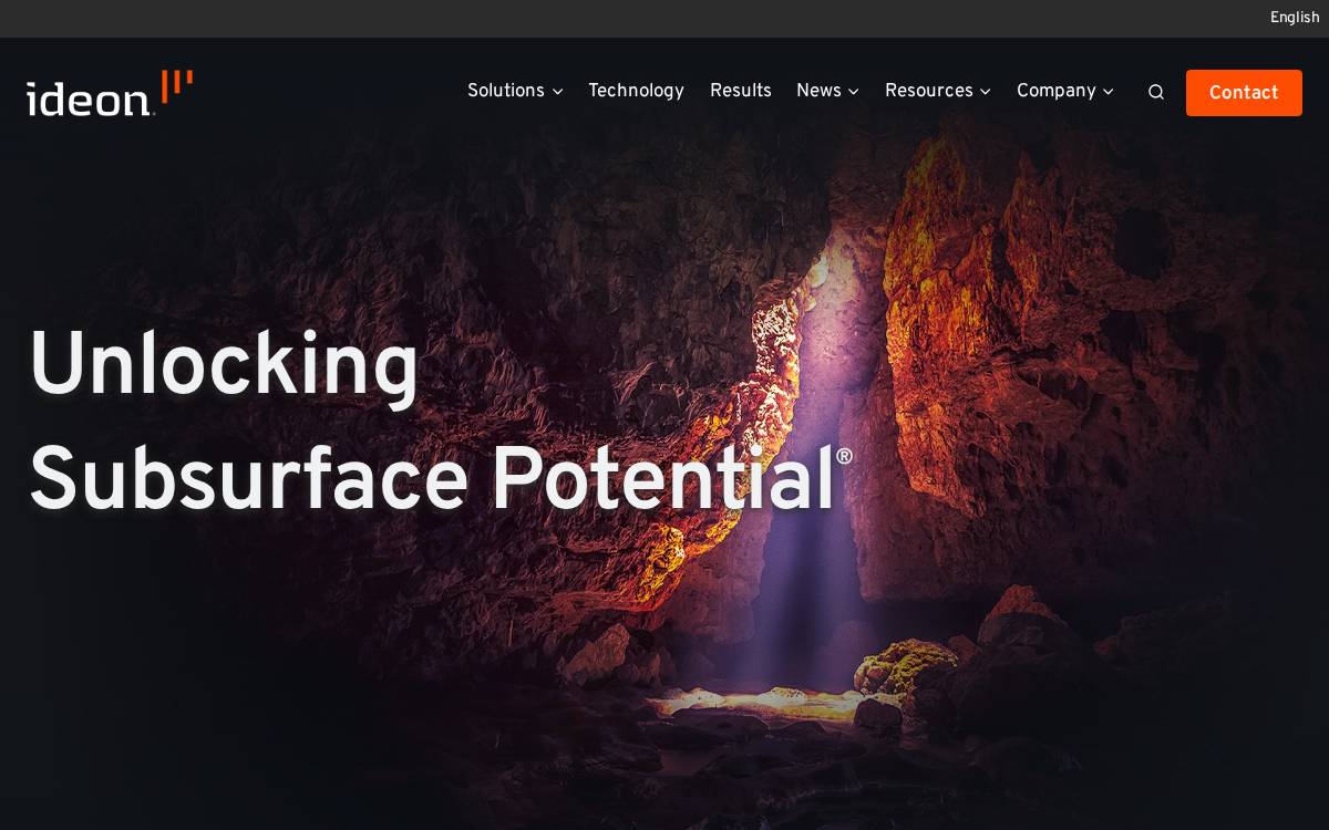 Ideon Technologies Inc. website preview