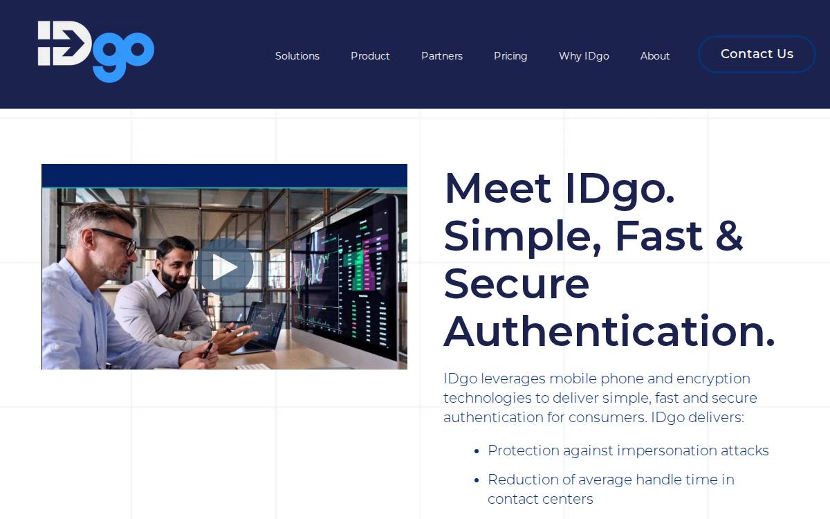 Idgo website preview