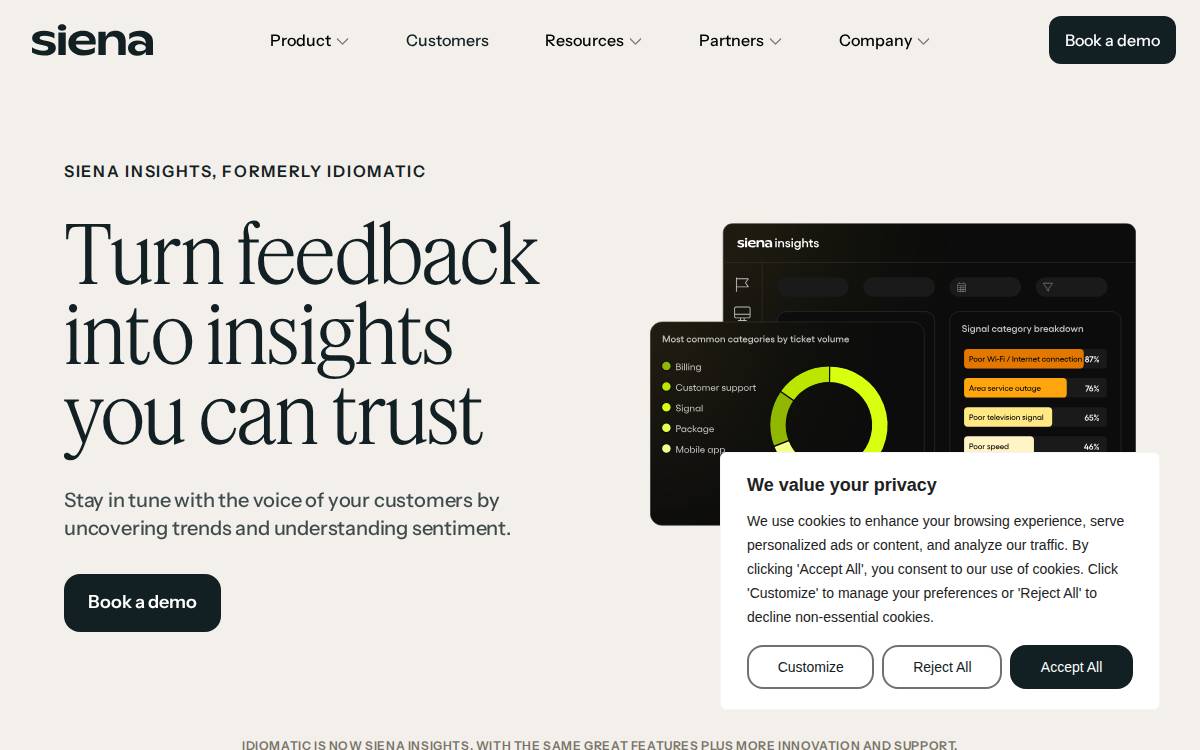 Idiomatic website preview