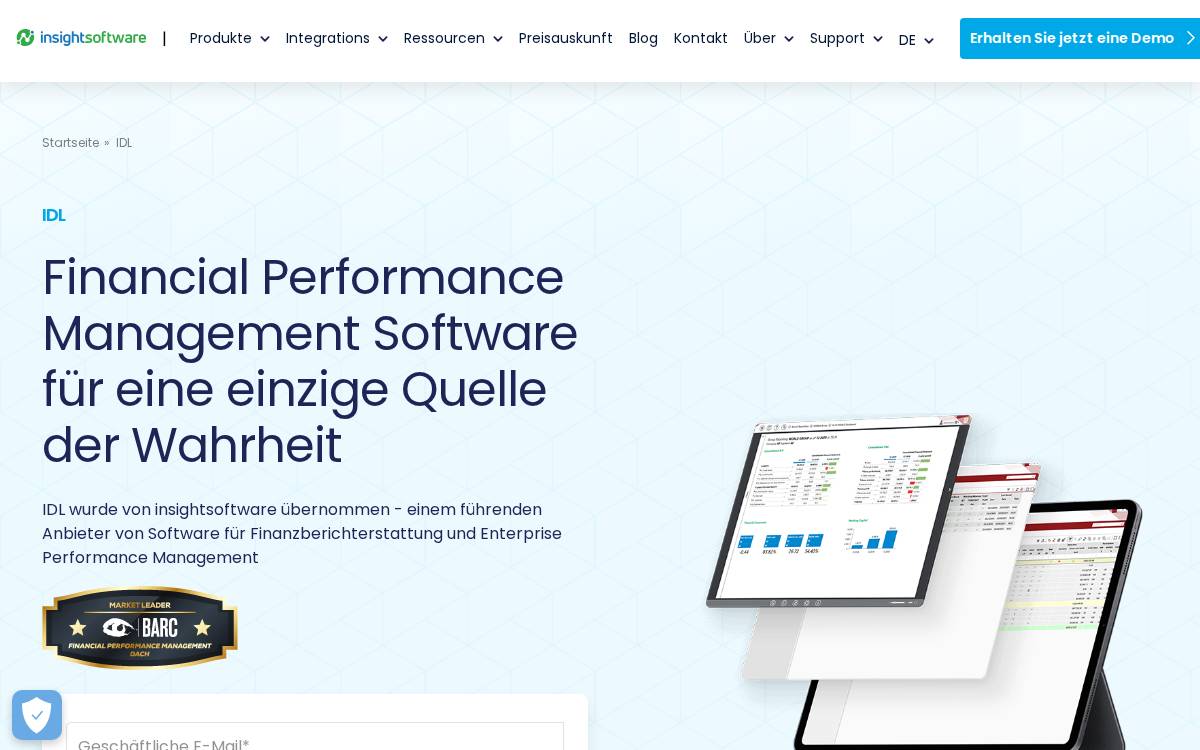 Idl website preview