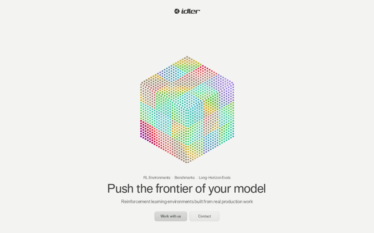 idler website preview