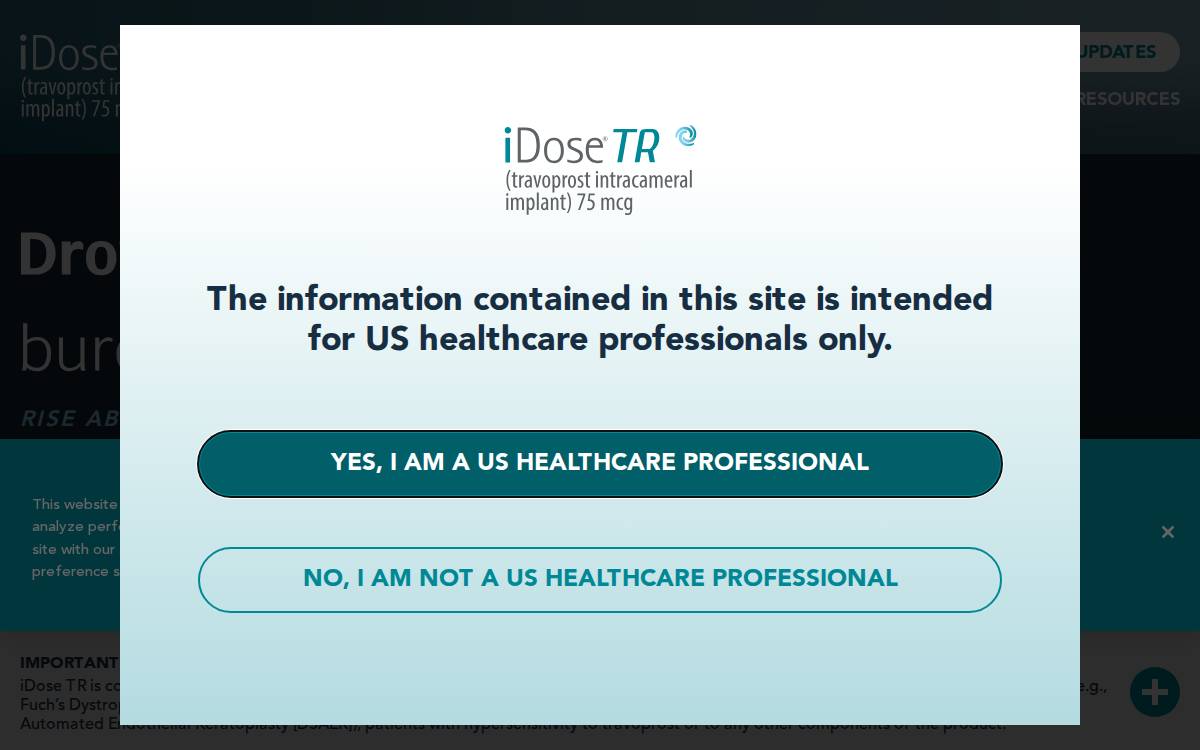 Idosetrhcp website preview
