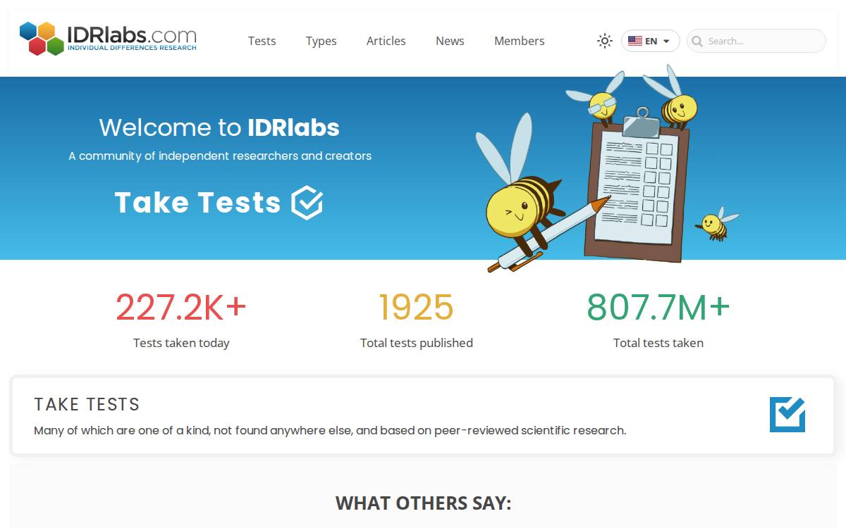 IDR Labs website preview