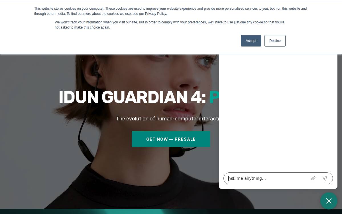 Iduntechnologies website preview
