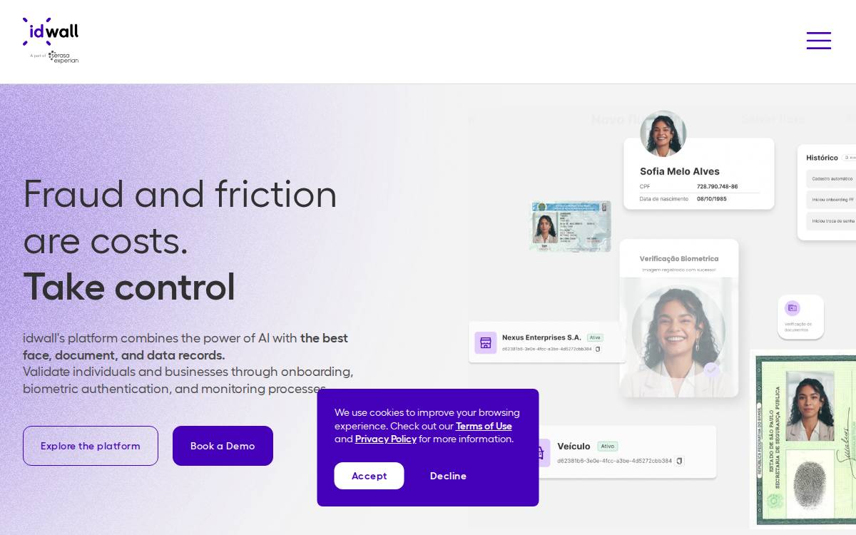 Id Wall website preview