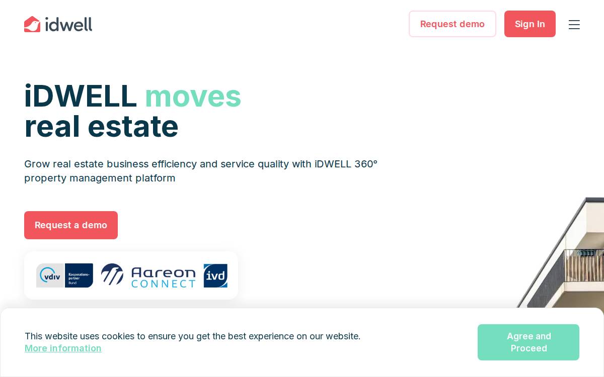 Idwell website preview