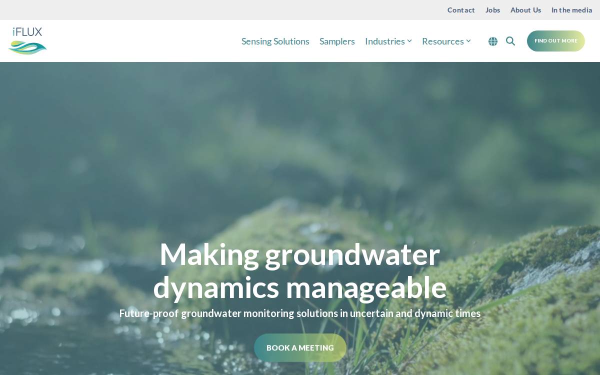 Iflux website preview