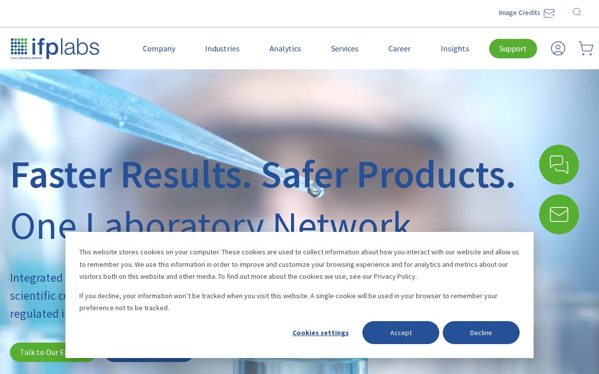 ifplabs website preview