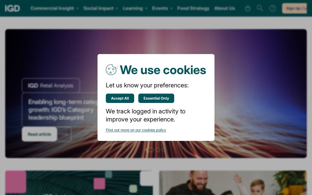 IGD website preview
