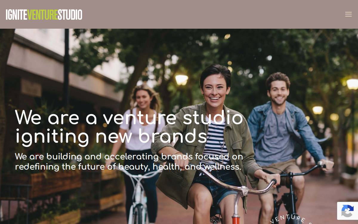 Ignite Venture Studio website preview