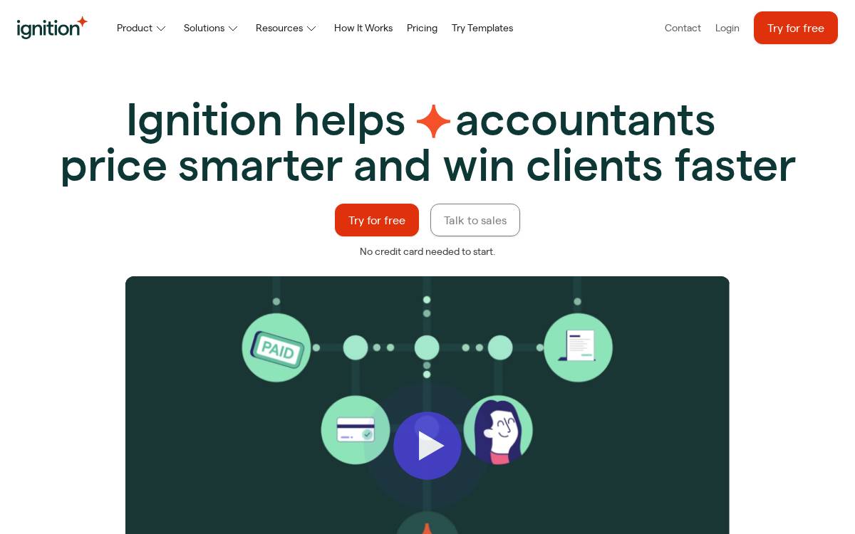 Ignition website preview