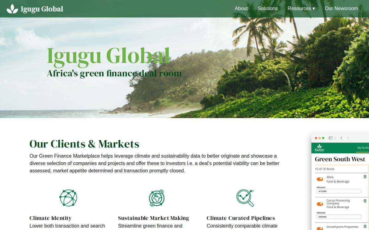 Igugu Global website preview