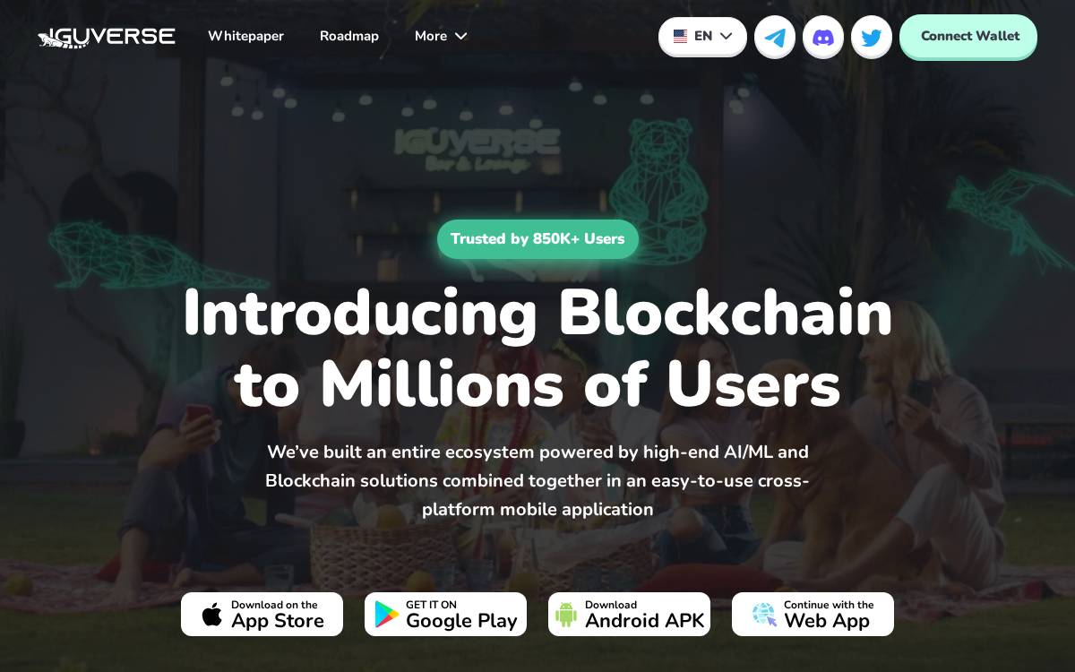 IguVerse website preview
