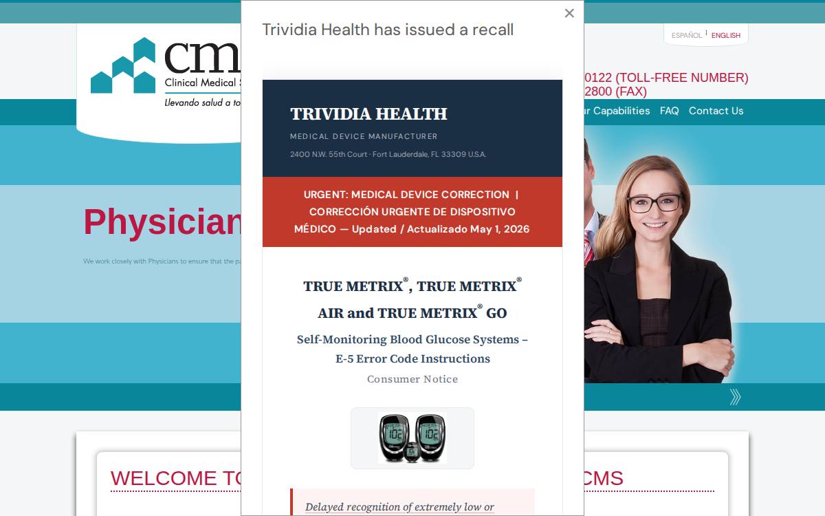 IHCS/CMS Holdings, LLC website preview