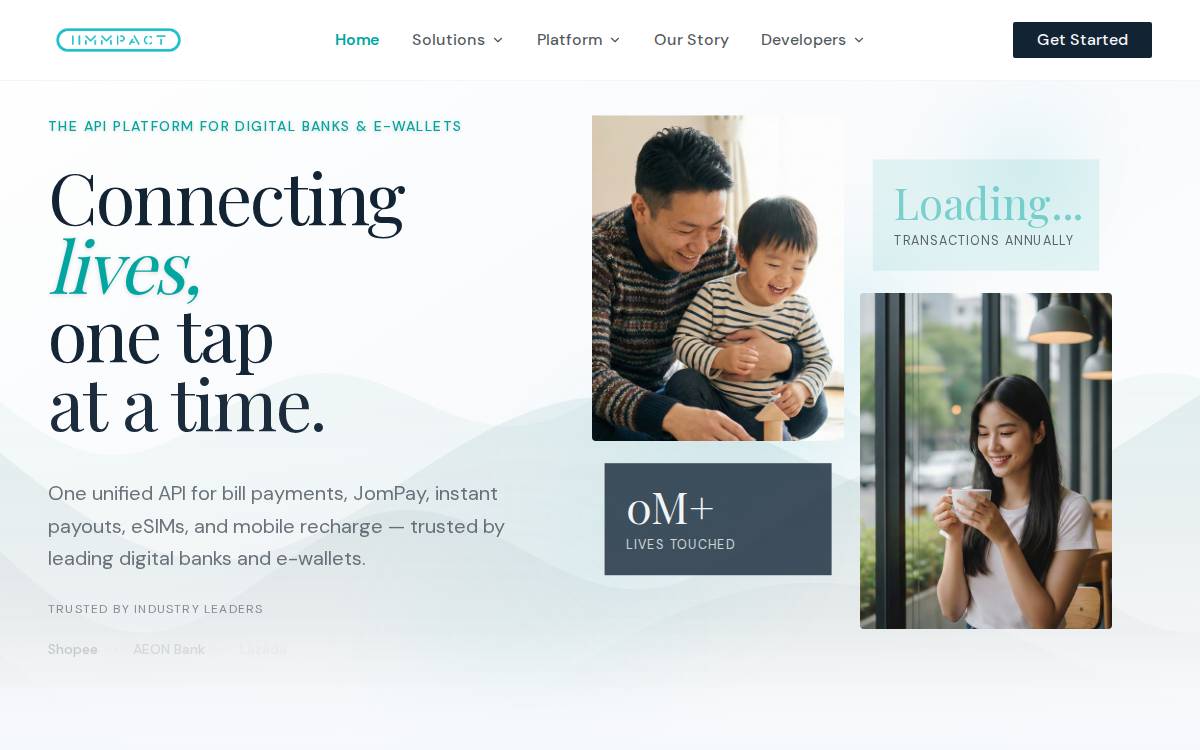 IIMMPACT website preview