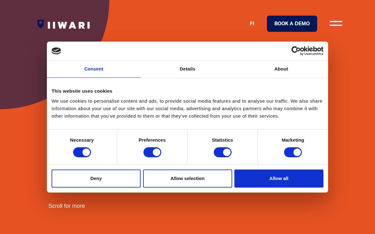 Iiwari website preview