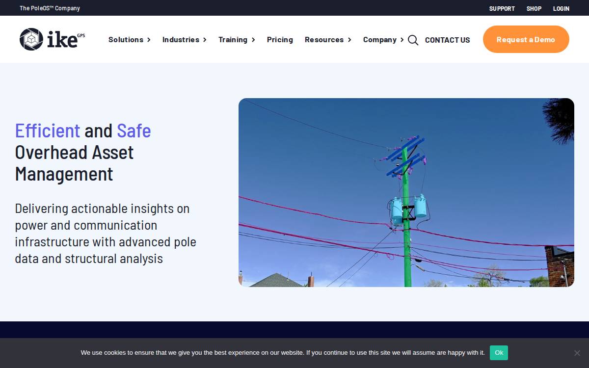 ikeGPS website preview