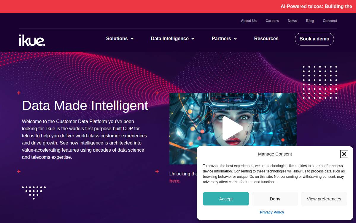 Ikue website preview