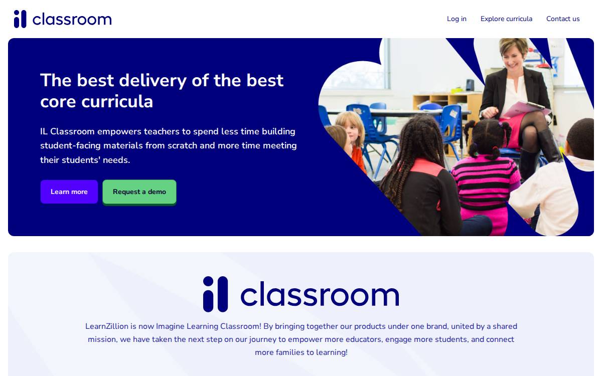 Ilclassroom website preview