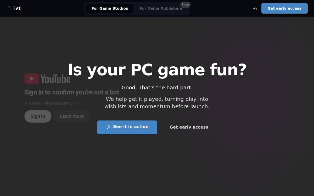 iliAD website preview