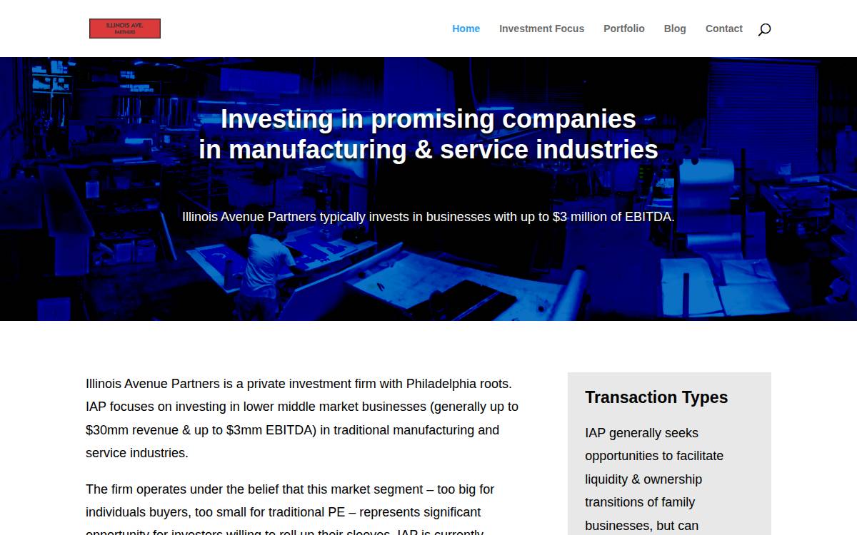 Illinois Avenue Partners website preview