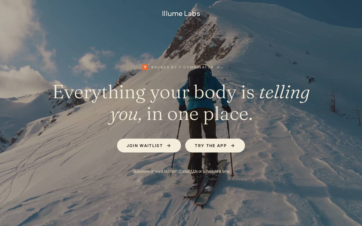 Illume Labs website preview