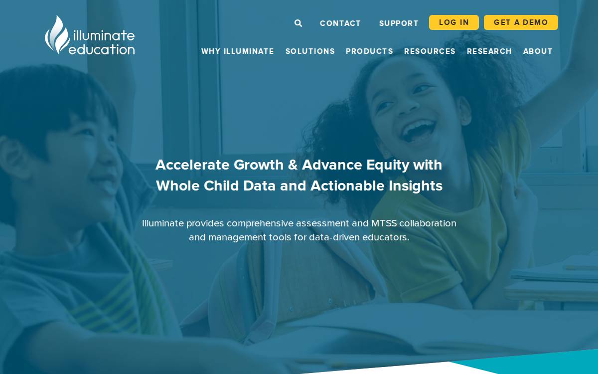 Illuminate Education website preview