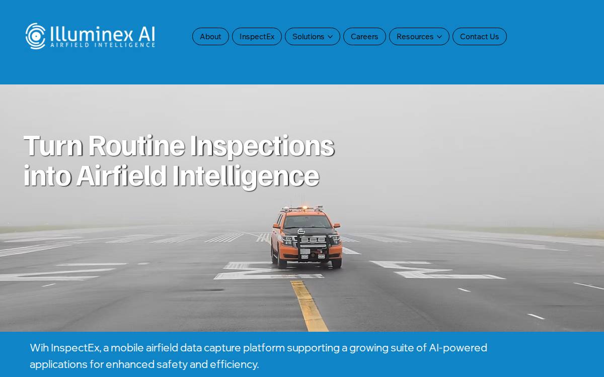 Illuminex AI website preview